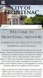 Mobile Screenshot of cityoffrontenac.org