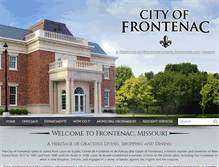 Tablet Screenshot of cityoffrontenac.org